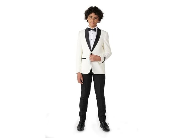 Hvid OppoSuit smoking, teen