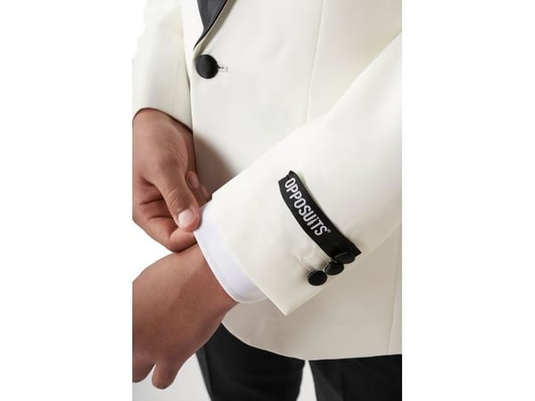 Hvid OppoSuit smoking, teen