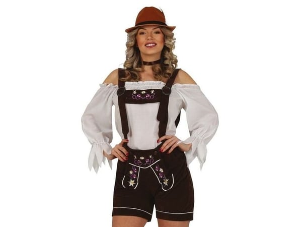 Tyrolese lederhosen, mørkebrune