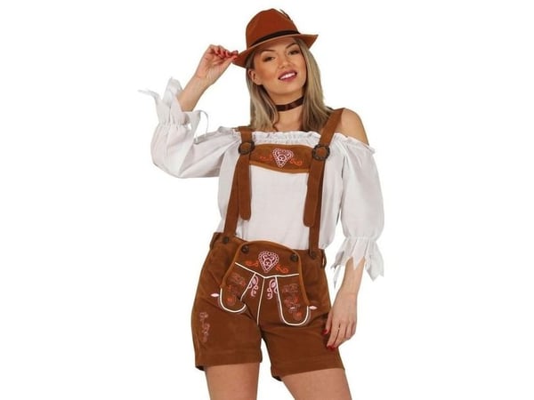 Tyrolese lederhosen, lysebrune