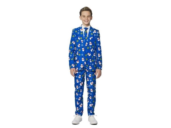 Suitmeister Blue Snowman jakkesæt