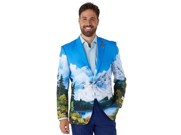 OppoSuit Bob Ross blazer