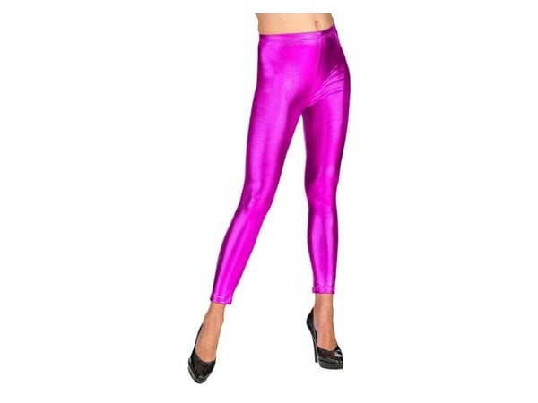 Leggings metallic lila