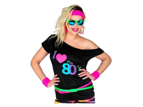 80-tals fashion blus