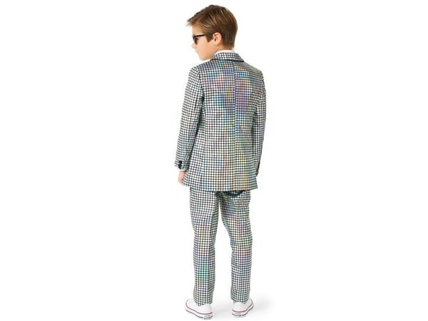 OppoSuit discoboll, pojke (70- och 80-talskostym)