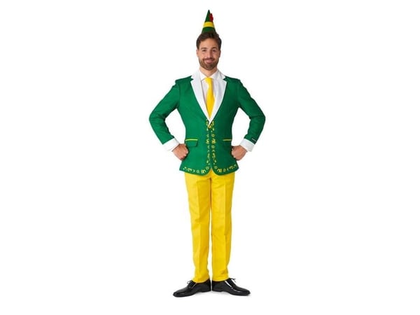 Suitmeister juleälv (kostym vuxen)