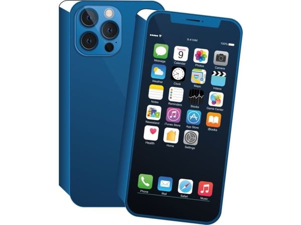 Iphone sangskjuler blå
