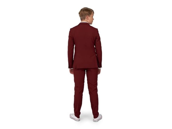 Vinrött kostym för teen