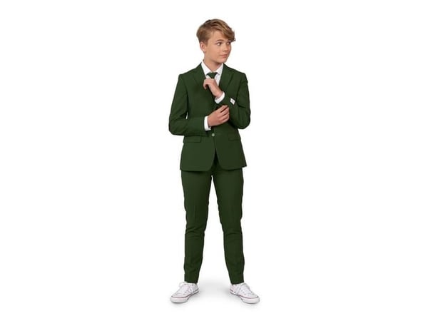 Mørkegrønt jakkesæt, teen