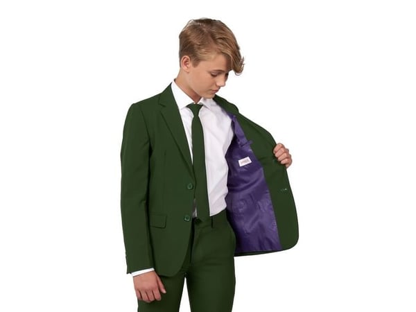Mørkegrønt jakkesæt, teen