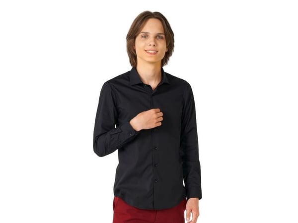 Sort skjorte, teen