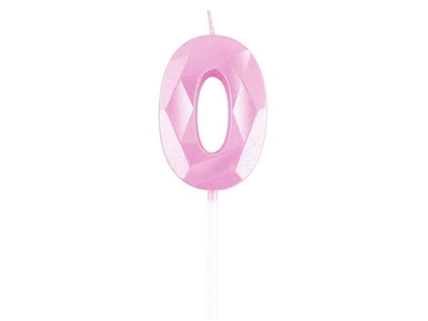Rosa siffror 0 - 9