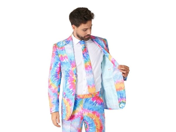 OppoSuit herrkostym Mr Tie Dye