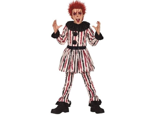 Horror clown-kostym
