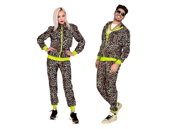 80er Leopard joggingdragt