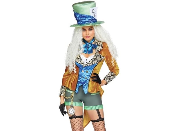 Classic Mad Hatter-maskeradkostym