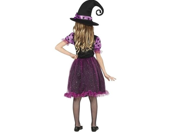 Violetti noita puku