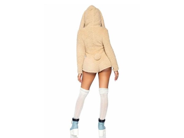 Beige kanindräkt