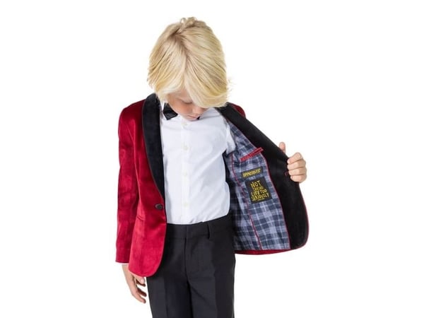 OppoSuits burgundy blazer, dreng