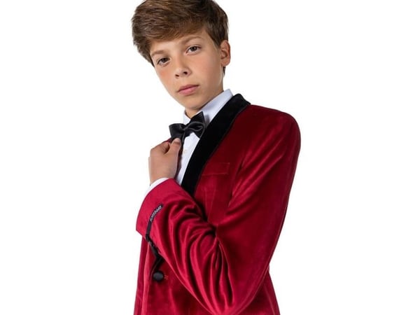 OppoSuits burgundy blazer, teen