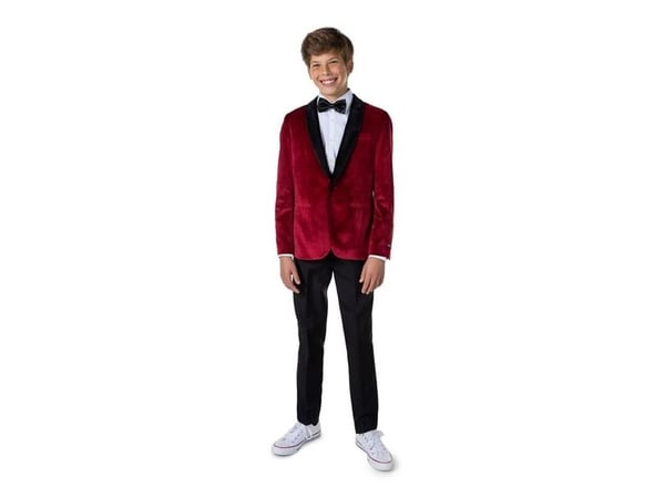 OppoSuits burgundy blazer, teen