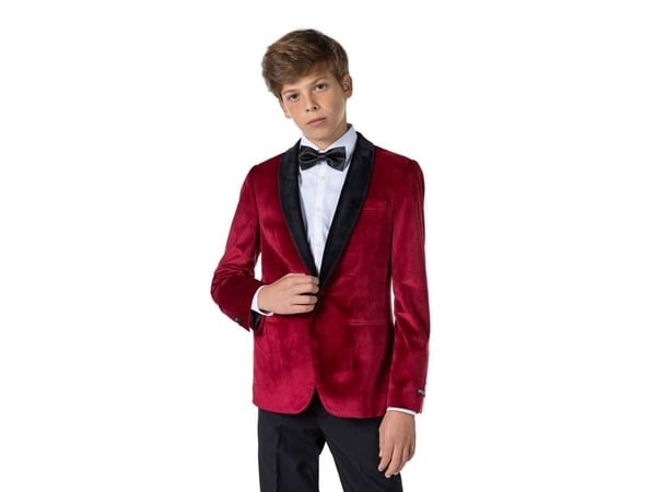 OppoSuits burgundy blazer, teen