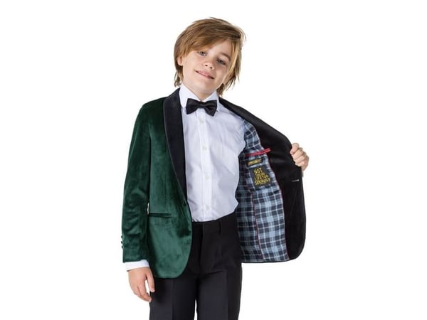 OppoSuits grön kavaj, pojke