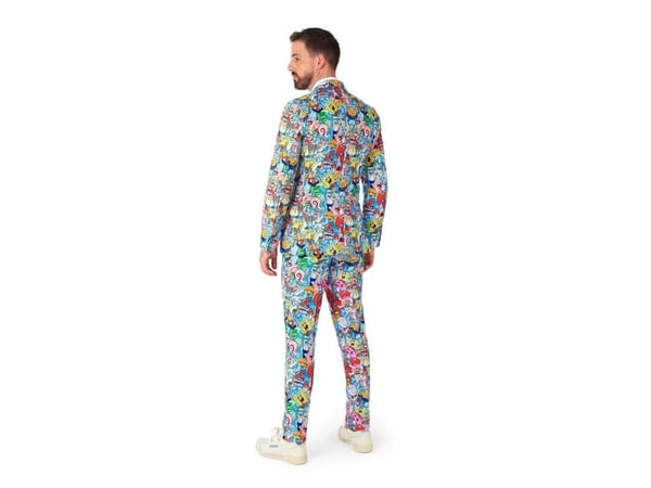 OppoSuit SpongeBob Frenzy maskeradkostym vuxen (män)