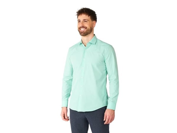 Lys mint skjorte