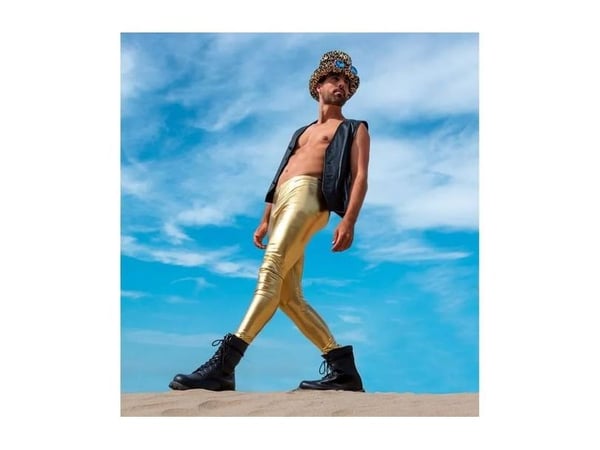 Guld leggings