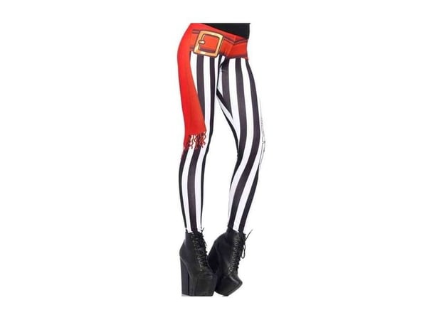 Stribede pirat leggings