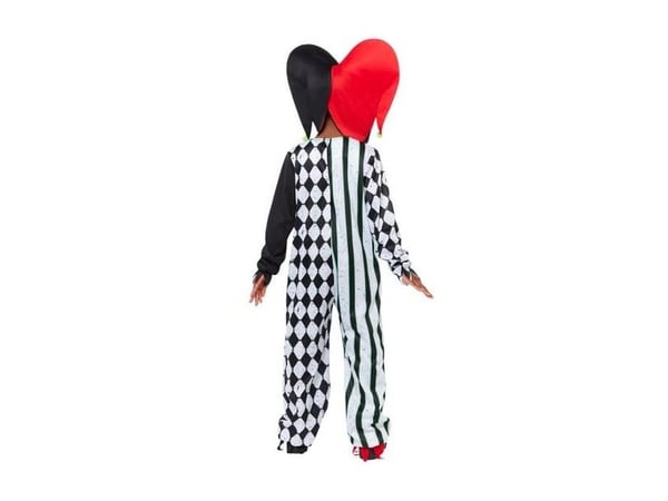Dubbelhuvud clownkostym