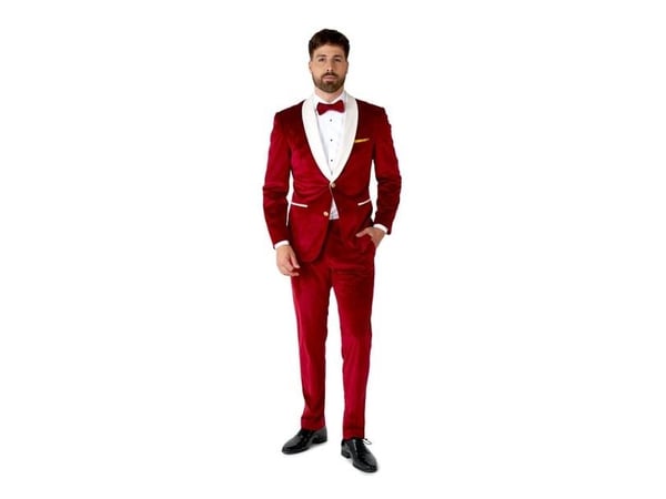 Punainen joulusmokki OppoSuits