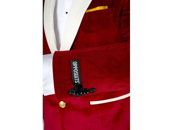 Röd julsmoking OppoSuits