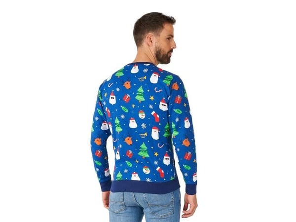 OppoSuits Festivity Sininen joulupusero