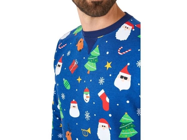OppoSuits Festivity Sininen joulupusero