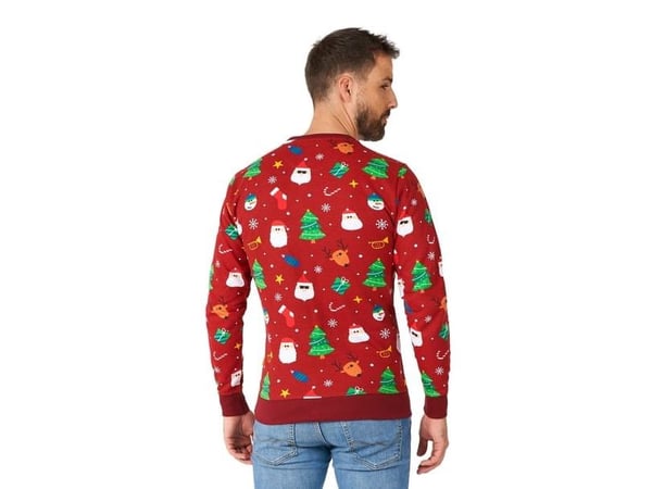 OppoSuits Festivity Red julebluse