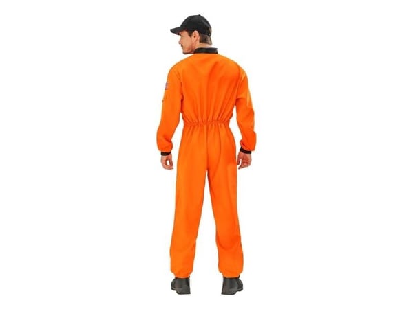 Orange astronautdräkt