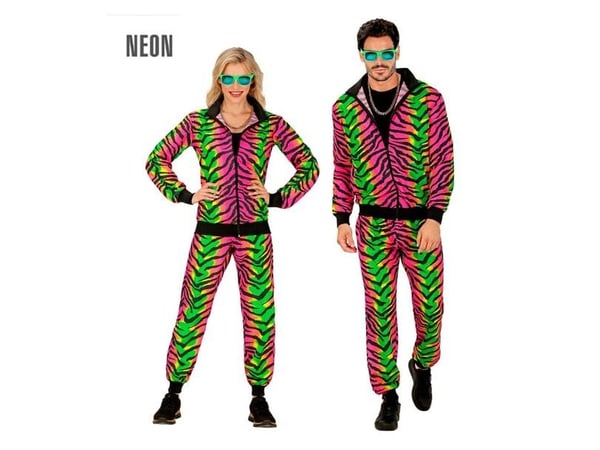 Neonvärinen Animalier-lenkkipuku