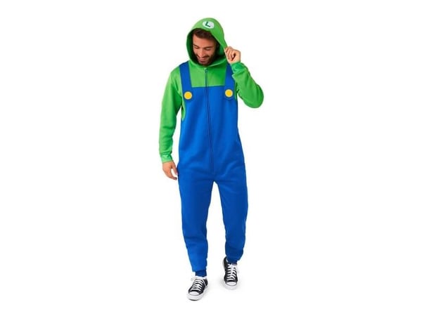 OppoSuit Luigi-maskeradkostym