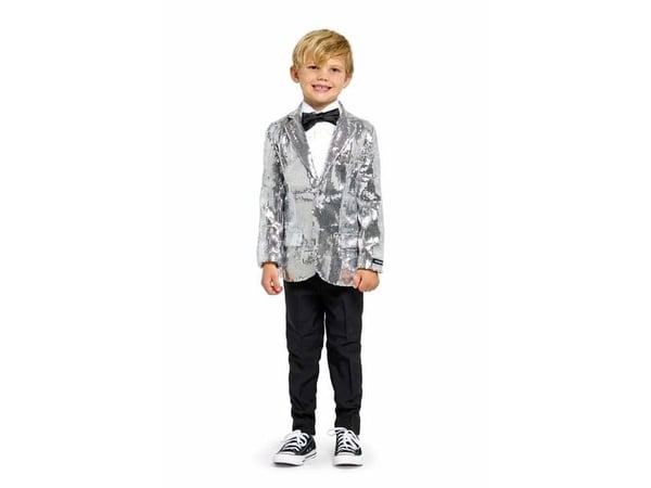Silver paljettjacka
