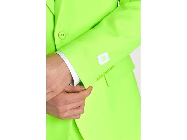 Neon lime kostym OppoSuits (70/80-tal)