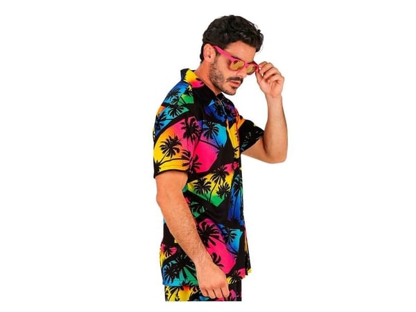 Lajitella neon hawaii skjorte