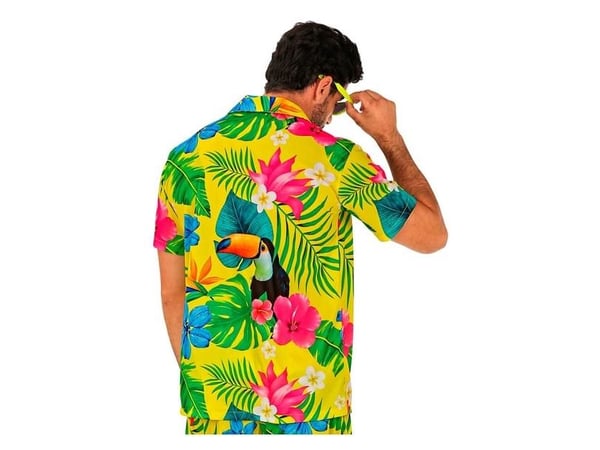 Gul Hawaii-skjorta
