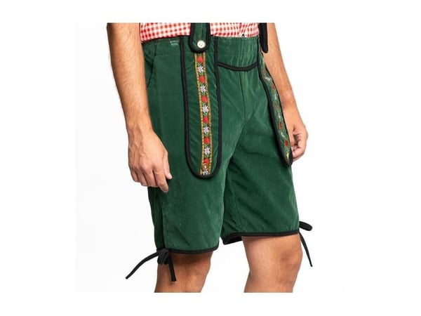 Gröna korta tyrolerbyxor