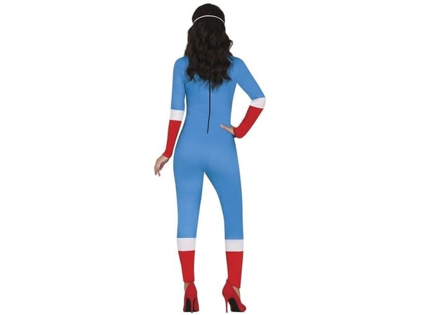 Superheltinde med stjerne kostume
