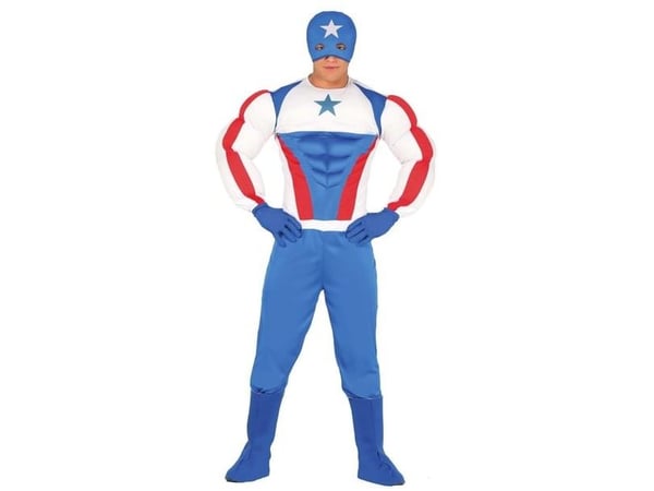 Superhelt med stjerne kostume Superhelt med stjerne kostume
