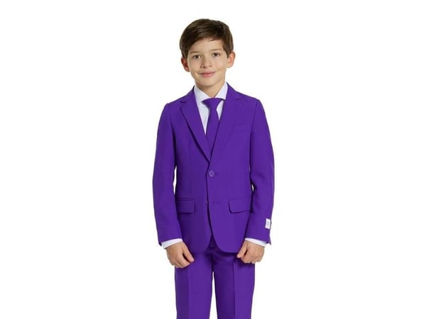 Violetti puku, poika