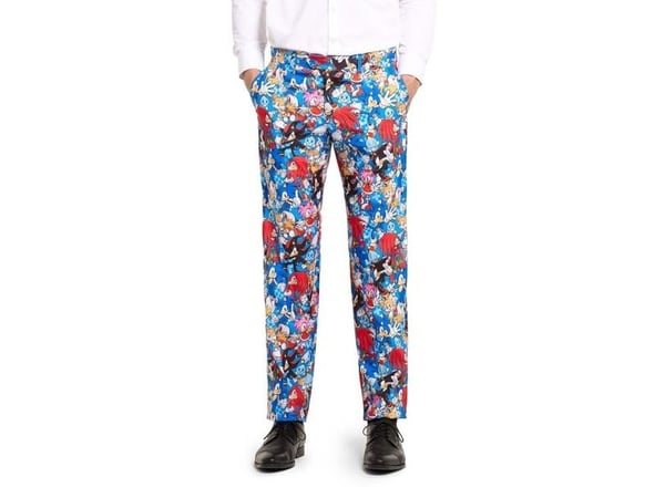 OppoSuit Sonic the Hedgehog (maskeraddräkt för vuxna)