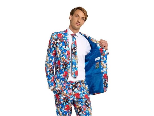 OppoSuit Sonic the Hedgehog-kostym vuxen